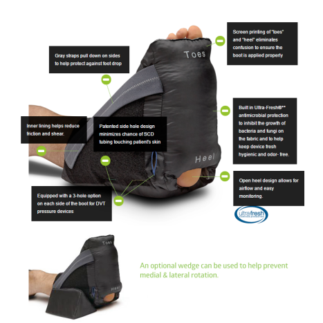 Heelmedix Heel Protector Boot - Medline MDT823330 | Vitality