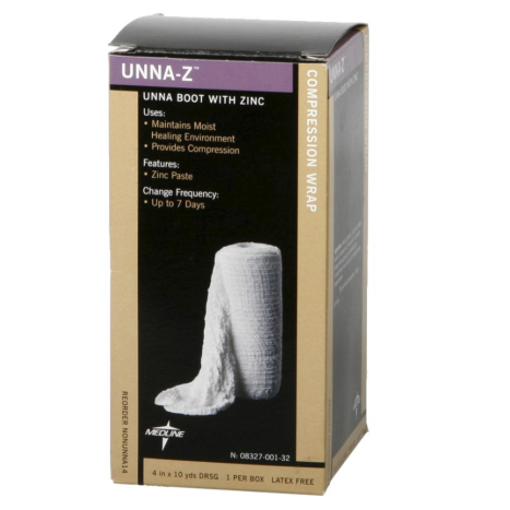 新しい季節 Unna-Z Medline Zinc NONUNNA14 | Free Latex Bandages, Boot ブースター・導入液