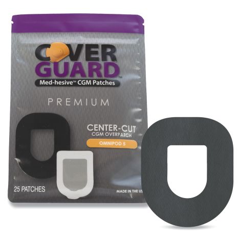 CoverGuard Med-hesive Omnipod 5 Insulin Pod CGM Patches main product photo