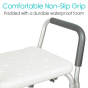 Comfortable nonslip grip with durable, waterproof foam padding.