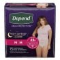 Depend Night Defense Overnight Underwear - Medium