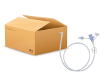 MULTI CASE SALE: 24 Inch Length, Continuous Feed, 2 Port Y, SECUR-LOK Right Angle Connector w/ Clamp (For MIC-KEY Low Profile Gastrostomy Feeding Tube)