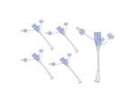 2 Inch Length, Continuous Feed, 2 Port Y, SECUR-LOK Right Angle Connector (For MIC-Key Low-Profile Gastrostomy, Jejunal, and Transgastric-Jejunal Feeding Tubes)