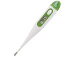 Waterproof Thermometer with Rigid Tip, Storage Case, And Replaceable LR41 Battery, Green
