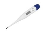 Waterproof Thermometer with Rigid Tip, Storage Case, And Replaceable Lr41 Battery, Blue
