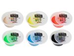 6-Piece Set, 2 oz Each: Tan, Yellow, Red, Green, Blue, Black