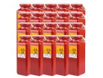 1.7 Quart Red: 10 in. x 3.5 in. x 3.5 in. with Vertical Entry Lid