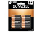 Duracell 123 3v 6 pack