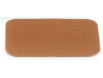 2 x 3 Inch - Fabric Rectangle Tan