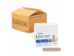 1 x 3 Inch - Plastic Rectangle Tan - Case