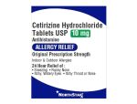 Cetirizine HCl 10 mg Tablet 30 Tablets (16714079901)