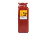 1.7 Quart Red: 10 in. x 3.5 in. x 3.5 in. with Vertical Entry Lid