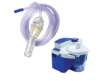 TRUECLR F Adult Female Reusable Catheter w/ 800 mL Vacu-Aide QSU Quiet Suction Unit, External Filter, 6 Foot Tubing, and Power Cord
