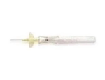 24 Gauge x 0.75 Inch, Yellow, Non-Winged (With Blood Control)