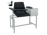 Blood Draw Chair With Cabinet and Right Side Pivot Arm
