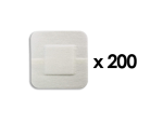 4 x 4 Inch Bandage, 2-1/2 x 2-1/2 Inch Pad x 200
