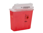 	 5 Quart Transparent Red: 12.5 in. x 5.5 in. x 10.75 in. with Counterbalance Lid-Red each