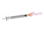 25 Gauge, 5/8 Inch Needle with Detachable 1 mL BD Luer-Lok™ Syringe