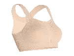 Mary 4X Large, Tan, Compression Level 2, Hook and Eye Closure