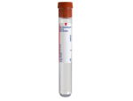 Plastic Red Serum Tube with Conventional Closure, 16 x 100 mm Size, 10 mL Volume