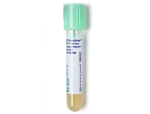 Plastic, Green Lid w/ Hemogard Closure, 13 x 75 mm Size, 3 mL Volume