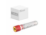 3.5 mL, Pull Cap Tube, 13 x 75mm, Red Cap With Yellow Ring