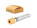 3.5 mL, Pull Cap Tube, 13 x 75mm, Gold Cap With Gold Ring Case of 1200