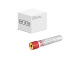 5 mL, Pull Cap Tube, 13 x 100mm, Red Cap With Yellow Ring Box of 50
