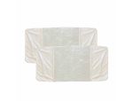36 x 38 Inch (Twin), with Tuckable Sides - White