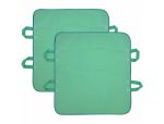 34 x 36 Inch, with Handles - Green