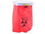 690BIO BIOHAZARDOUS Linen Waste Disposable Poly-Liner Bag, Red-Black
