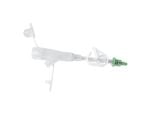 2 Inch Right Angle Connector w/ Y-Port Adapter XL Medication Set (Clear)