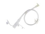 12 Inch Right Angle Connect w/ Y-Port Adapter (Clear)
