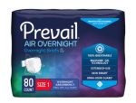 Prevail Air Overnight Briefs | Size 1 | Case of 80