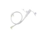 12 Inch Right Angle Connect w/ Y-Port Adapter (Clear)