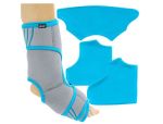 Ankle Wrap with Two 7 x 6.5 Inch and One 10.5 x 4.5 Inch Gel Pack