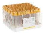 Plastic Gold with BD Hemogard Closure, 5.0 Draw Volume 13 x 100 mm. with Clot Activator, Polymer Gel