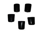 Black Vinyl Caps