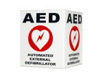First Aid Sign AED Defibrillator 168-6002-001 for Powerheart AED G3