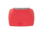 Red narrow flat style clipper blade