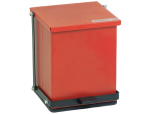 16 Quart, 11-3/4 Width x 13 Height x 13 Depth Inches, Baked Epoxy Red