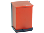 24 Quart, 11-3/4 Width x 16 Height x 13 Depth Inches, Baked Epoxy Red