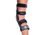 X-Small DonJoy Armor Knee Brace With FourcePoint Hinge, Left, Standard Calf (11-1443-1)