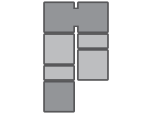 PS20U44TTS - 20-foot ramp with 4-foot platforms