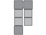 PS24U55TTS - 24-foot ramp with 5-foot platforms