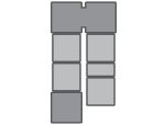 PS28U55TTS - 28-foot ramp with 5-foot platforms