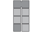 PS30U44TTS - 30-foot ramp with 4-foot platforms