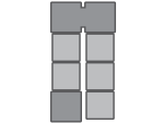 PS30U55TTS - 30-foot ramp with 5-foot platforms