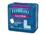 Medline FIT23505A FitRight Ultra Protective Underwear, Moderate Absorbency, case/80