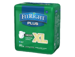 Medline FITPLUSXL FitRight Plus Briefs, Heavy Absorbency, bag/20